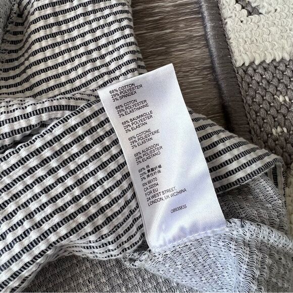 Anthropologie maeve striped collared wrap sleeveless top women’s size XL - Picture 7 of 8